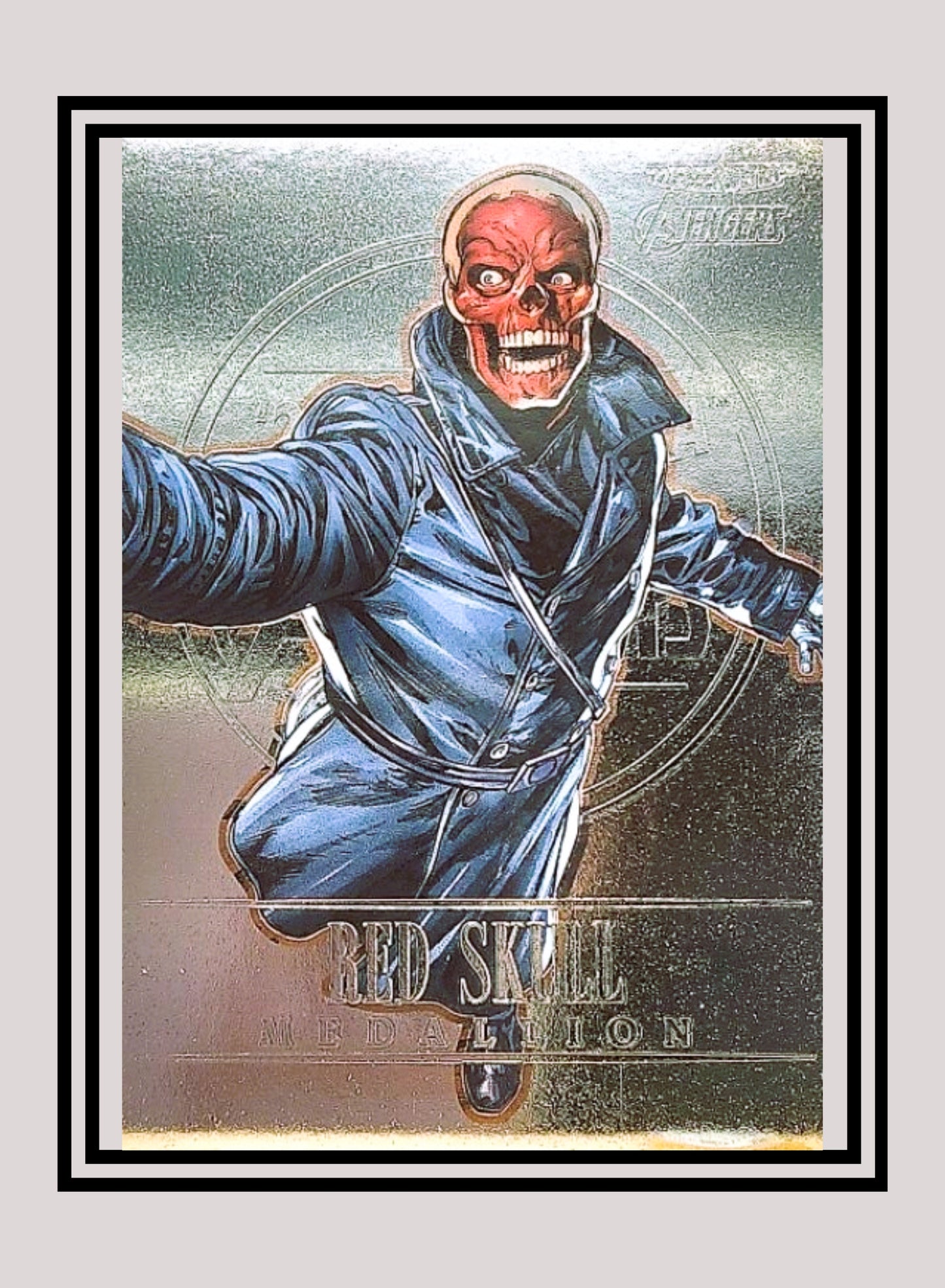 Marvel! 1x Red Skull - Medallions (#M-33 - 2022 Fleer Ultra Avengers)