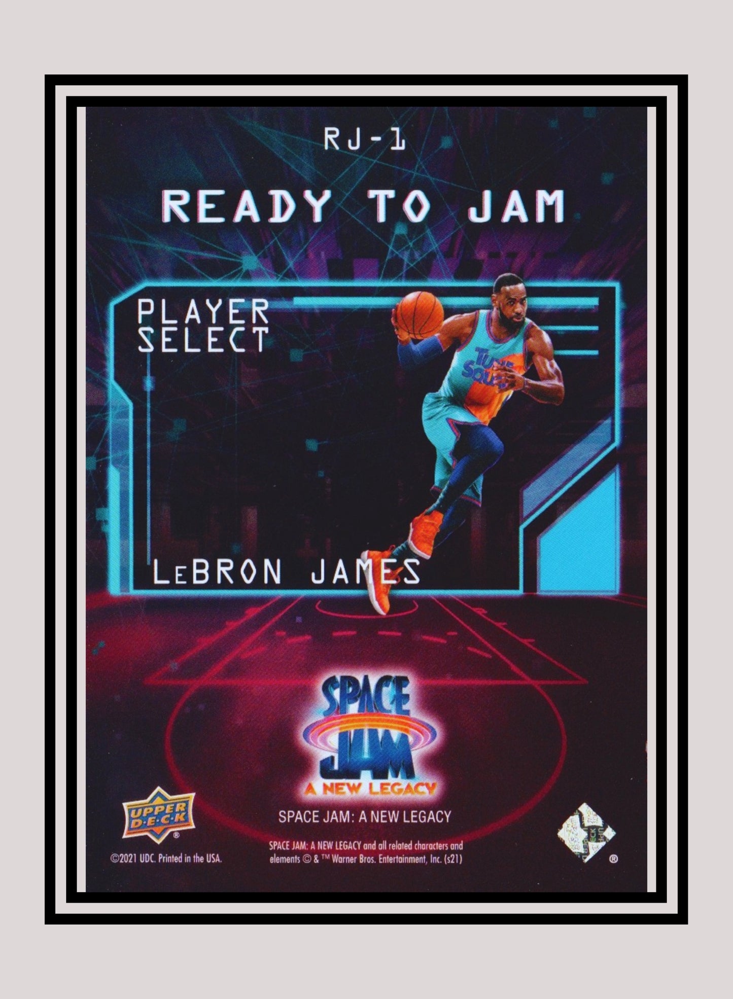 1x LeBron James - Foil (RJ-1 - 2021 Upper Deck Space Jam: A New Legacy)