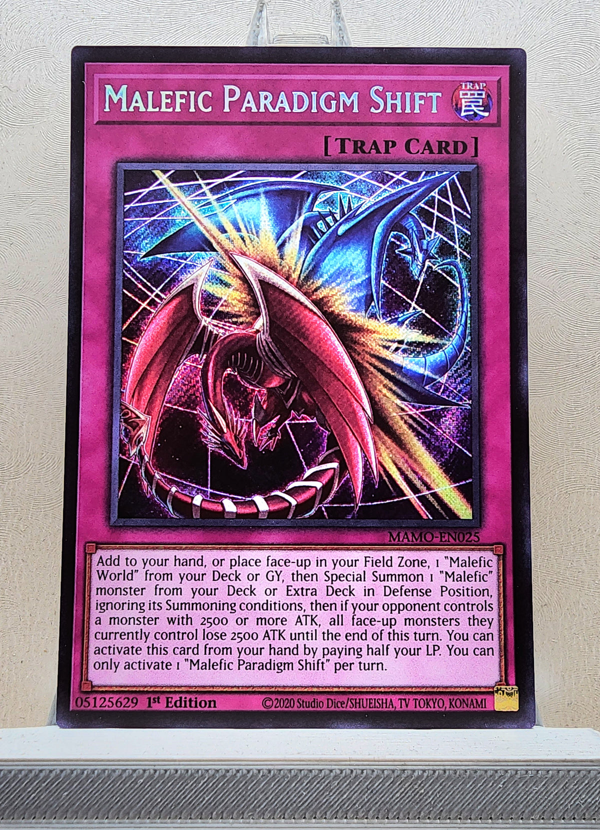 Yugioh! 1x Malefic Paradigm Shift (MAMO - Secret Rare) 1st Edition