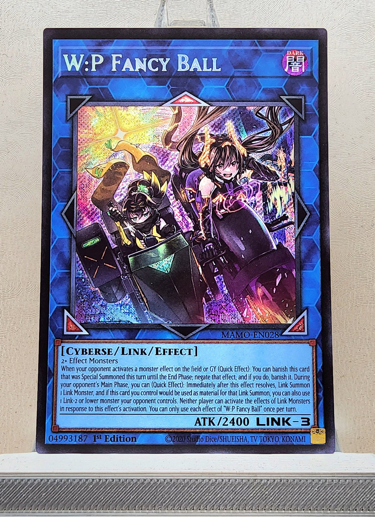 Yugioh! 1x W:P Fancy Ball (MAMO - Secret Rare) 1st Edition