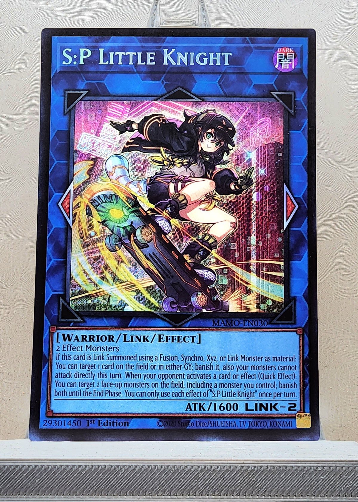 Yugioh! 1x S:P Little Knight New Art (MAMO - Secret Rare) 1st Edition