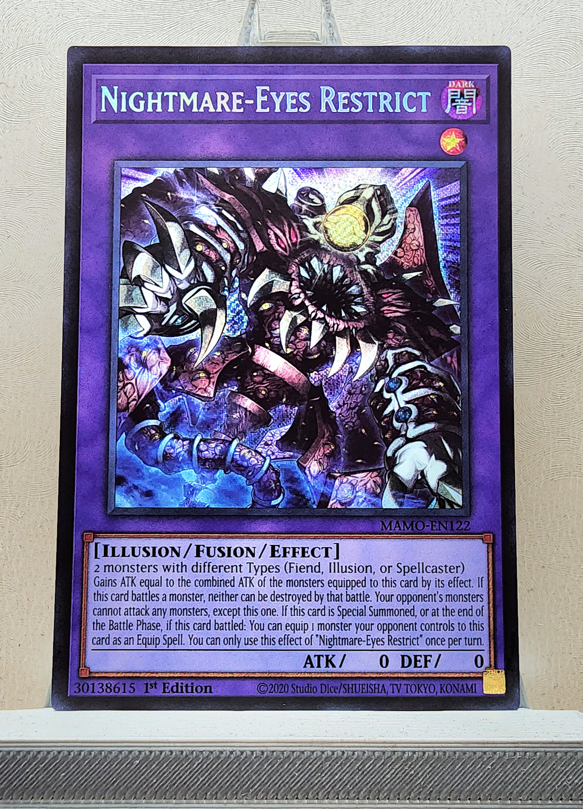 Yugioh! 1x Nightmare-Eyes Restrict (MAMO - Secret Rare) 1st Edition