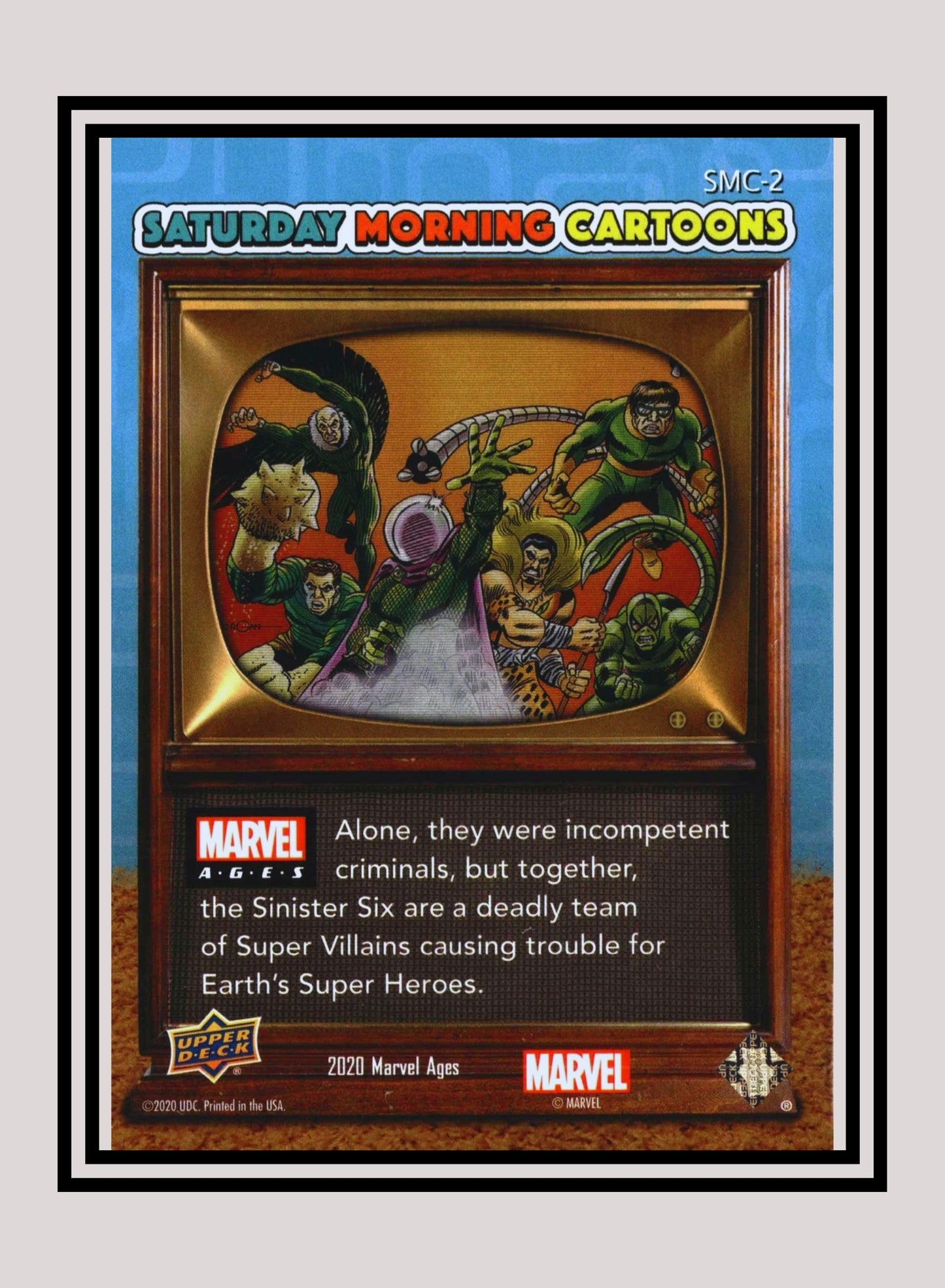 Marvel! 1x Sinister Six - Inserts (SMC-2 - 2020 Upper Deck Marvel Ages)