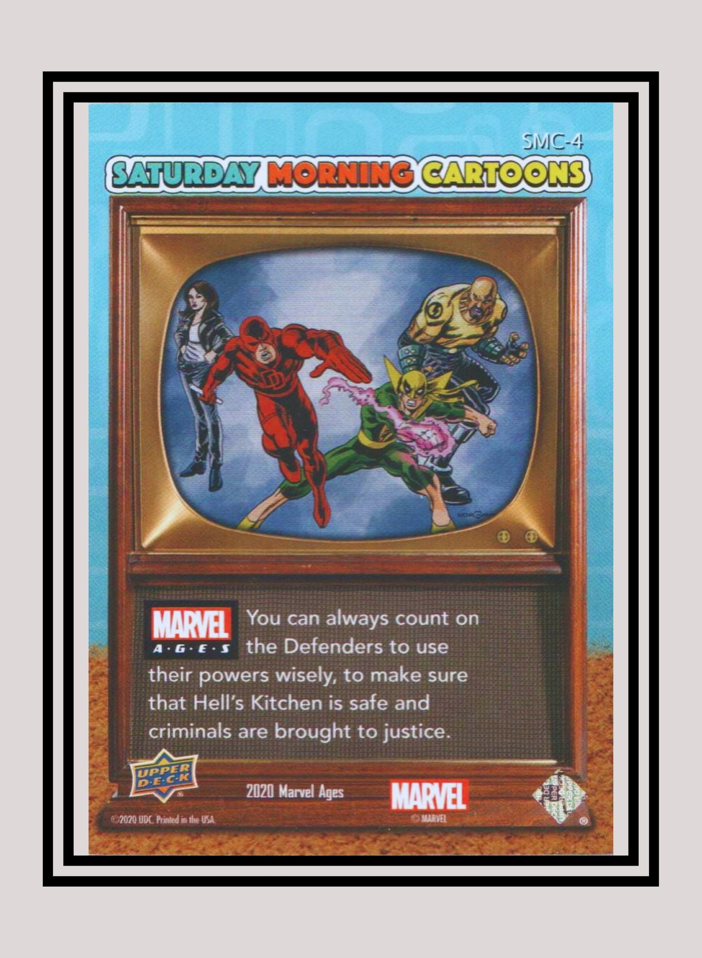 Marvel! 1x Defenders - Inserts (SMC-4 - 2020 Upper Deck Marvel Ages)