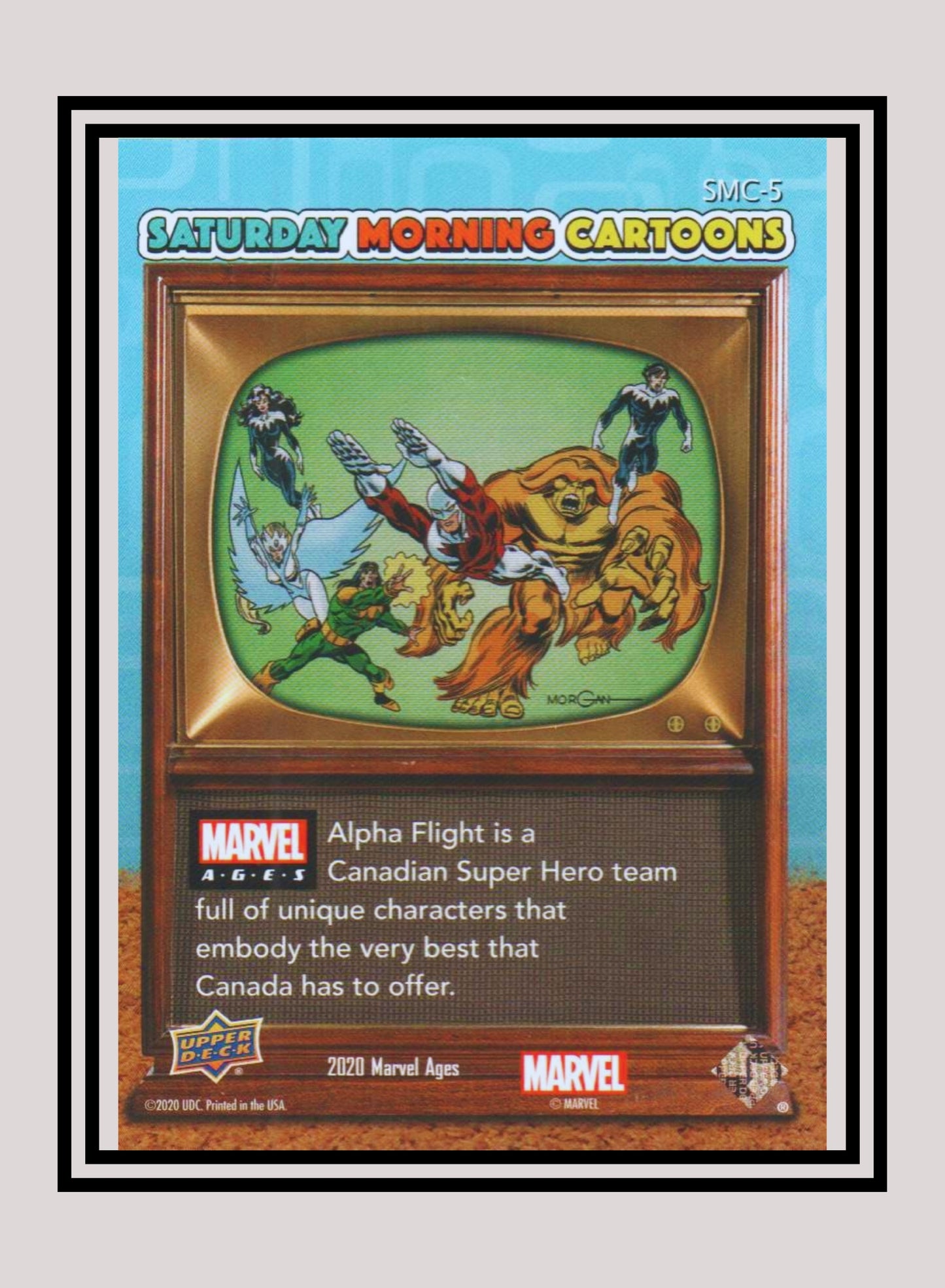 Marvel! 1x Alpha Flight - Inserts (SMC-5 - 2020 Upper Deck Marvel Ages)