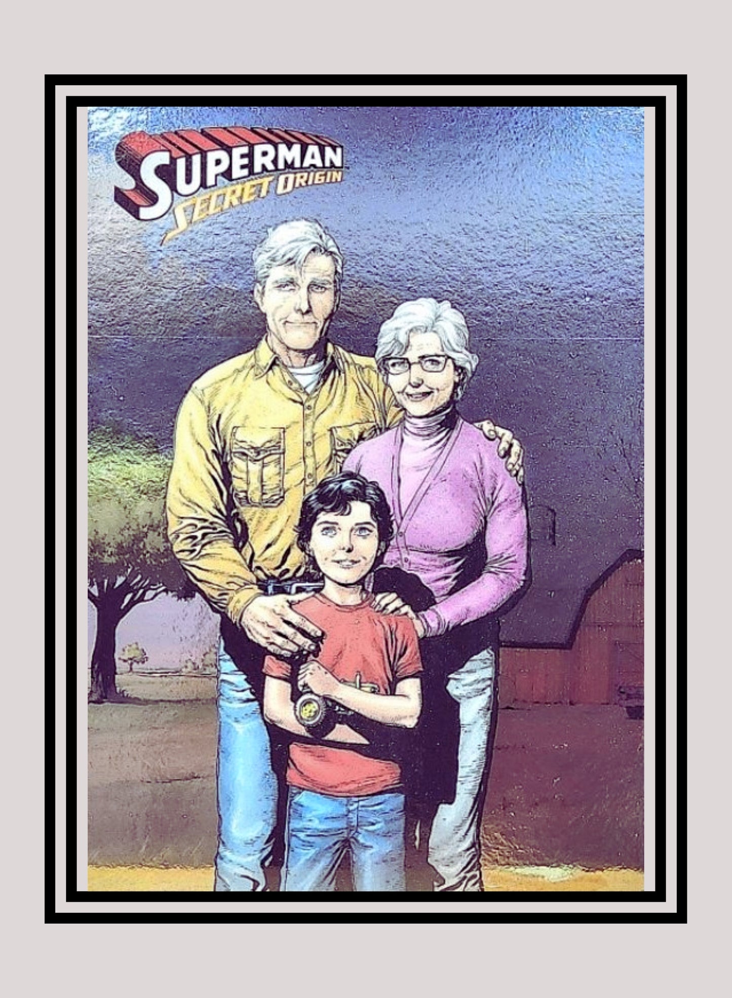 DC! 1x Secret Origin Issue #1 - Foil (#SO-01 - 2013 Cryptozoic DC Superman)