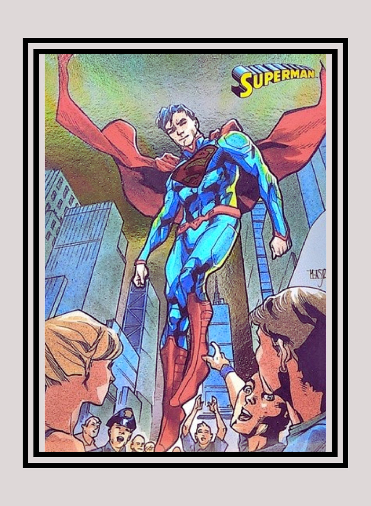 DC! 1x Superman - Foil (#01 - 2013 Cryptozoic DC Superman)