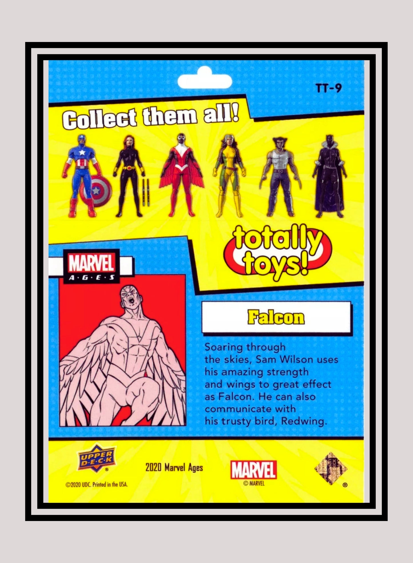 Marvel! 1x Falcon - Inserts (TT-9 - 2020 Upper Deck Marvel Ages)