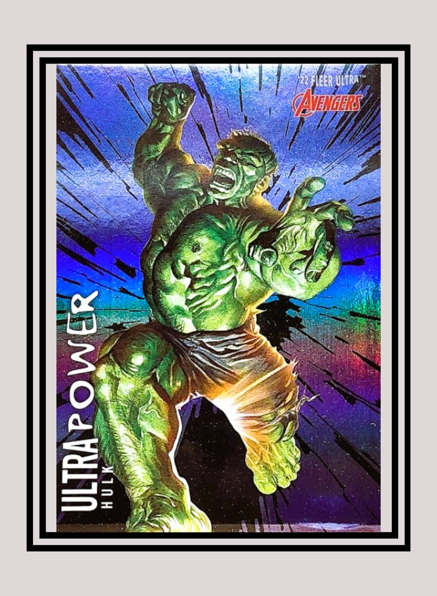 Marvel! 1x Hulk - Ultra Power (#UP-29 - 2022 Fleer Ultra Avengers)