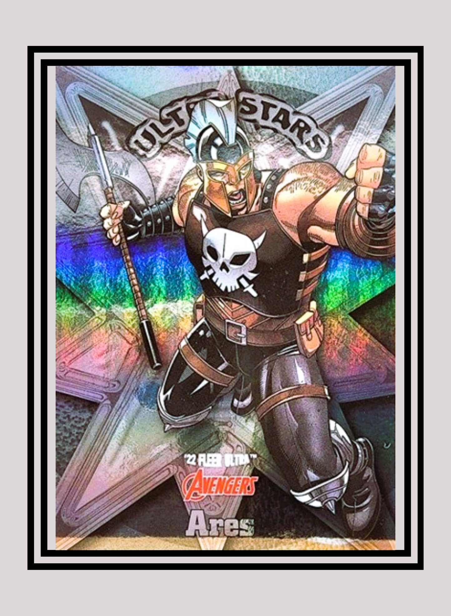 Marvel! 1x Ares - Ultra Stars Holofoil (#US2 - 2022 Fleer Ultra Avengers)