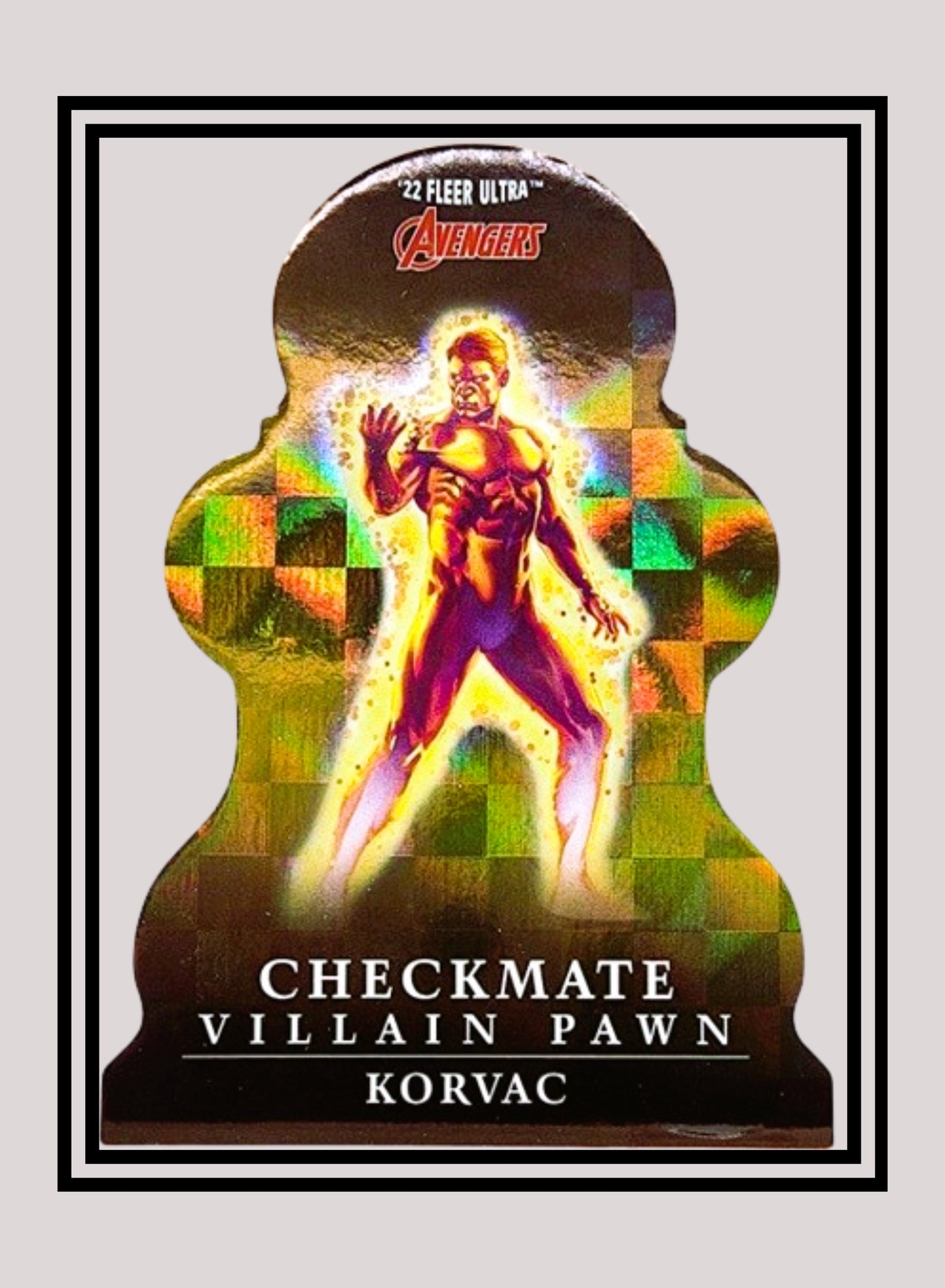 Marvel! 1x Korvac - Checkmate Holofoil (#CP-20 - 2022 Fleer Ultra Avengers)