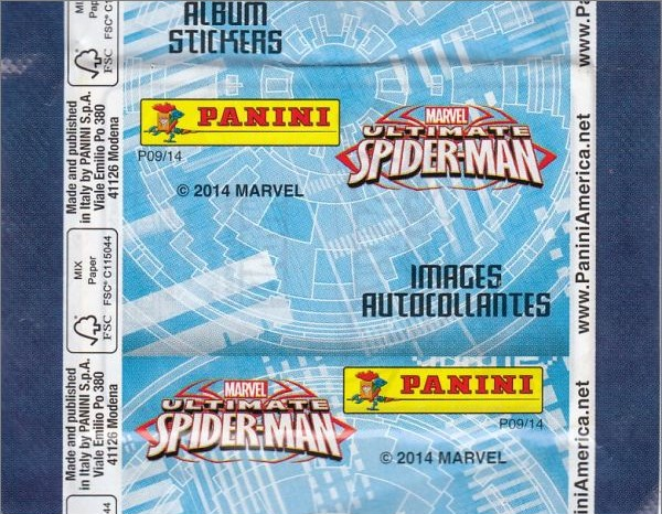 1x 2014 Panini Marvel Ultimate Spiderman - Sticker Pack (SEALED)