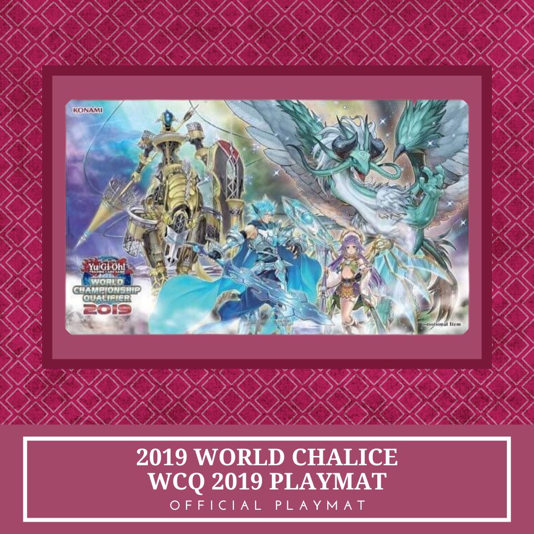 Yugioh! 1x 2019 World Chalice World Championship Qualifier 2019 (Official Playmat)