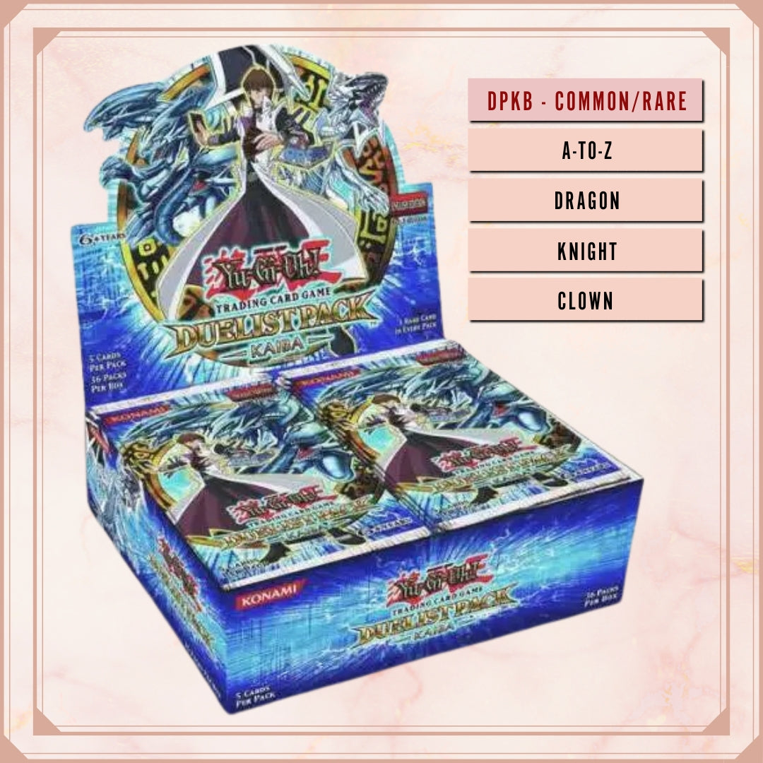 Yugioh! Duelist Pack: Kaiba Singles (DPKB - Common/Rare) Unli Edition Yugioh! Duelist Pack: Kaiba Singles (DPKB - Common/Rare) Unli Edition