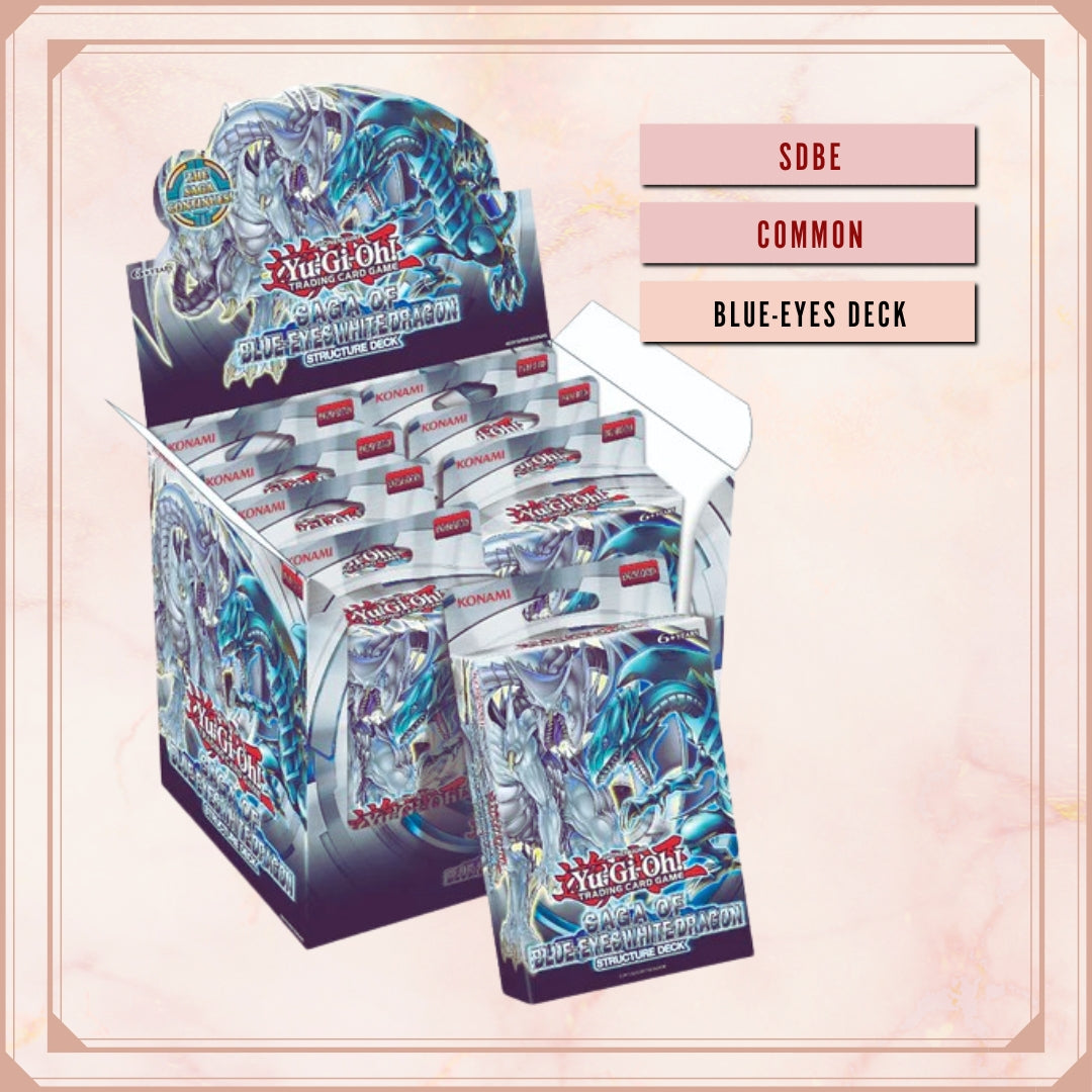 Blue Eyes White Destiny Structure Deck Structure Deck: Saga Of Blue-Eyes White Dragon | YuGiOh Structure Deck Card Blue Eyes White Destiny Structure Deck Structure Deck: Saga Of Blue-Eyes White Dragon | YuGiOh Structure Deck Card