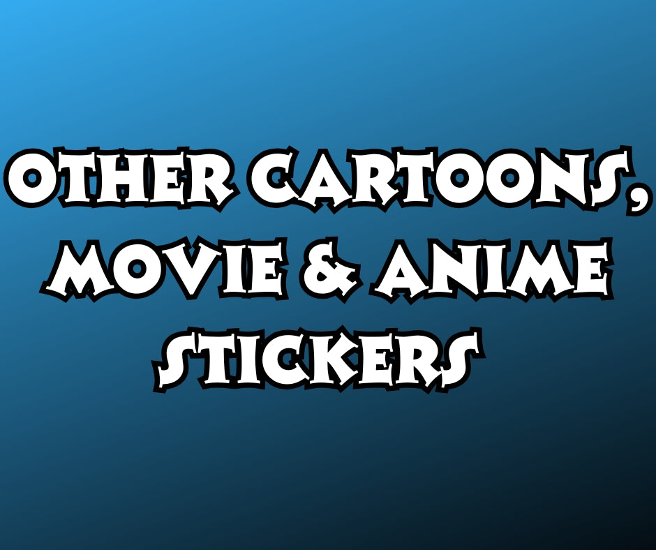 Other Cartoons, Movie & Anime Stickers