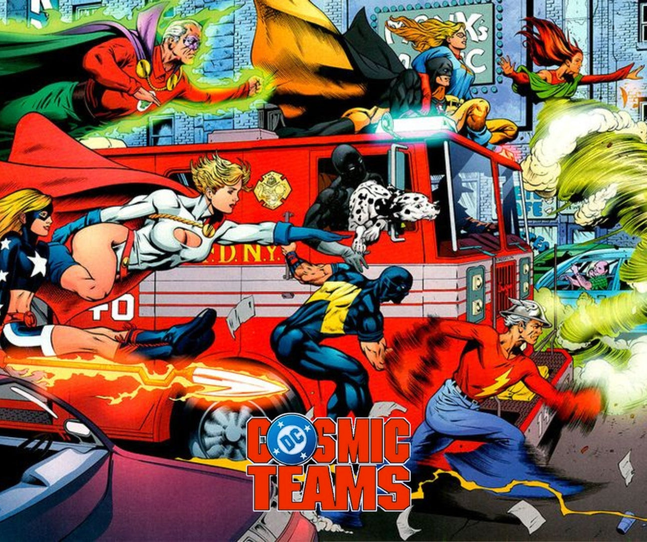 (1993) SkyBox DC Cosmic Teams