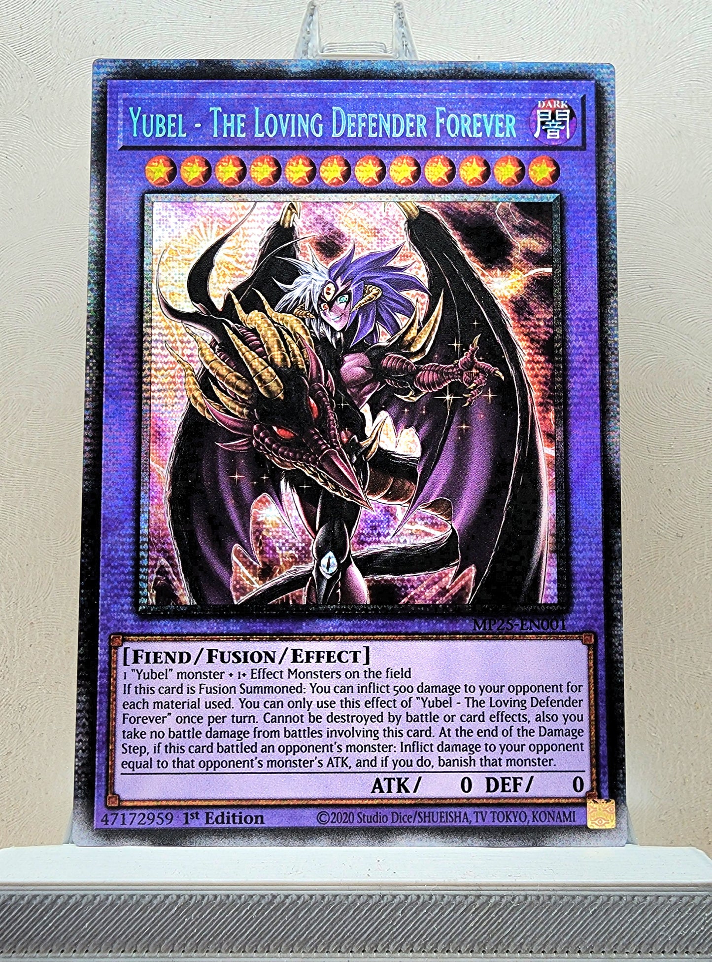 Yugioh! 1x Yubel - The Loving Defender Forever (MP25 - Starlight Rare) 1st Edition