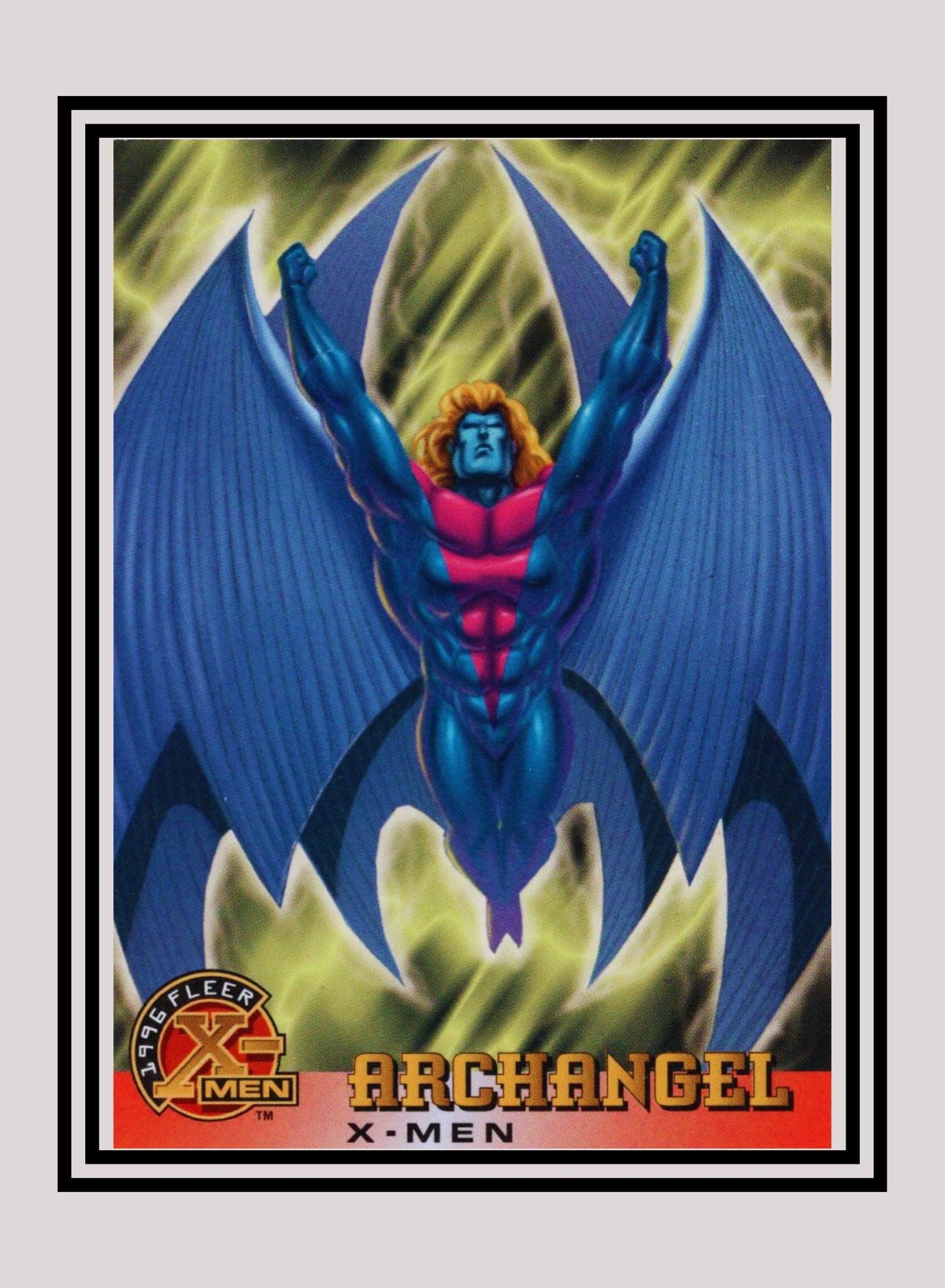 Marvel! 1x Archangel - Base (#001 - 1996 Fleer X Men)