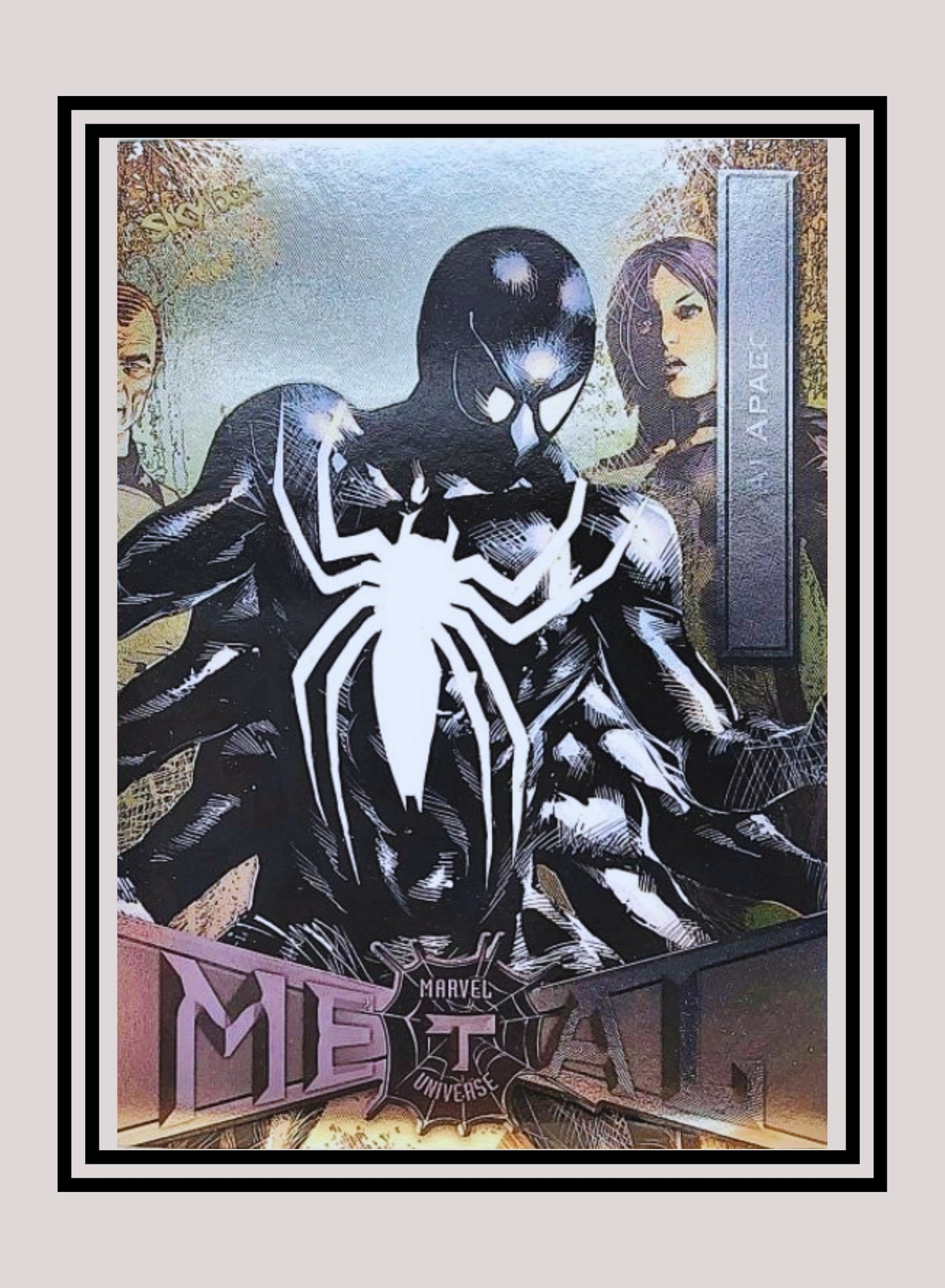 Marvel! 1x Ai Apaec - Base Low Series (#002 - 2021 Upper Deck Spiderman Metal Universe)