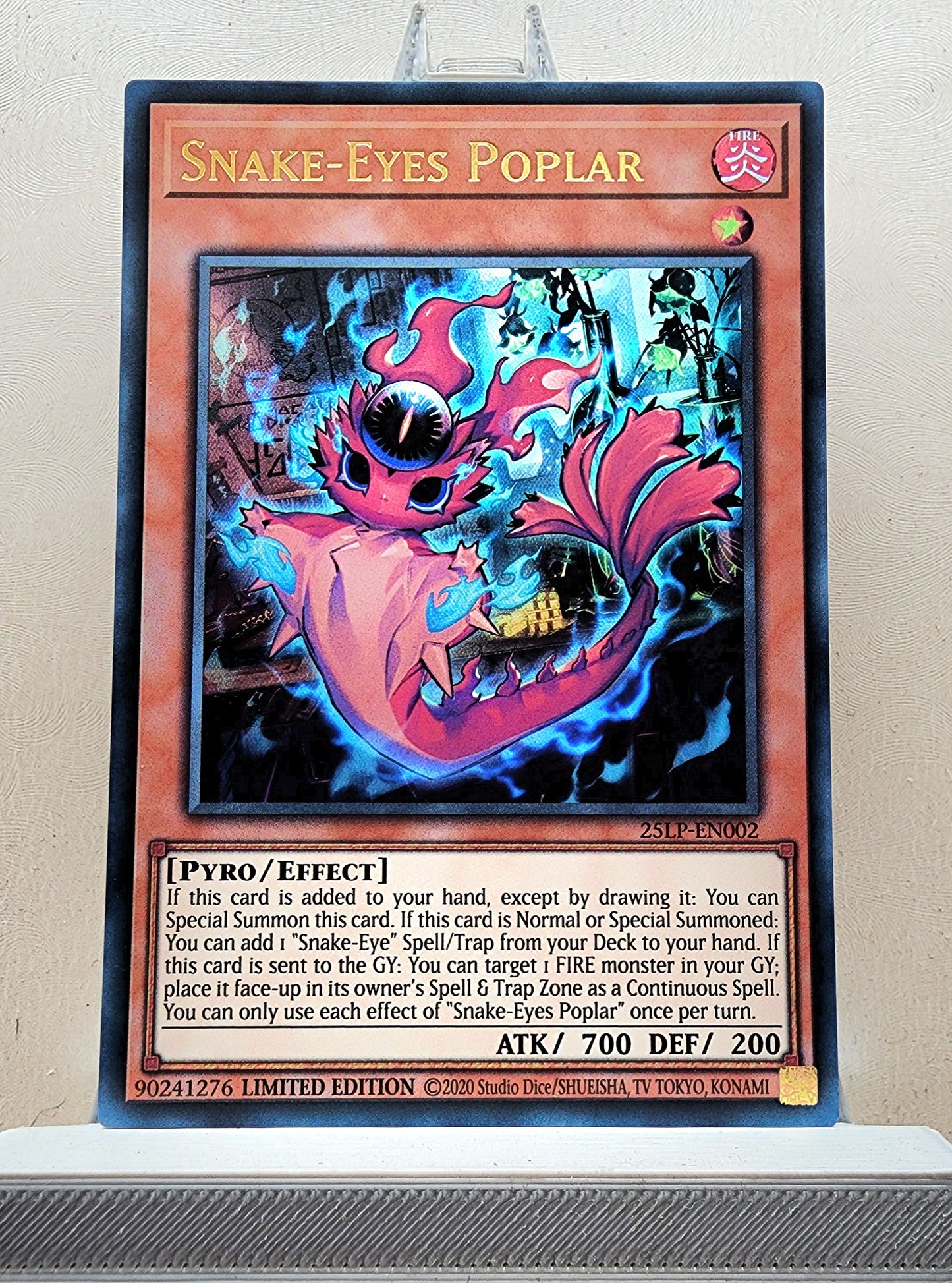 Yugioh! 1x Snake-Eyes Poplar (25LP - Ultra Rare) Limited Edition