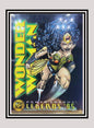 DC! 1x Wonder Woman - Power Chrome (#002 - 1995 SkyBox DC Power Chrome Legends)