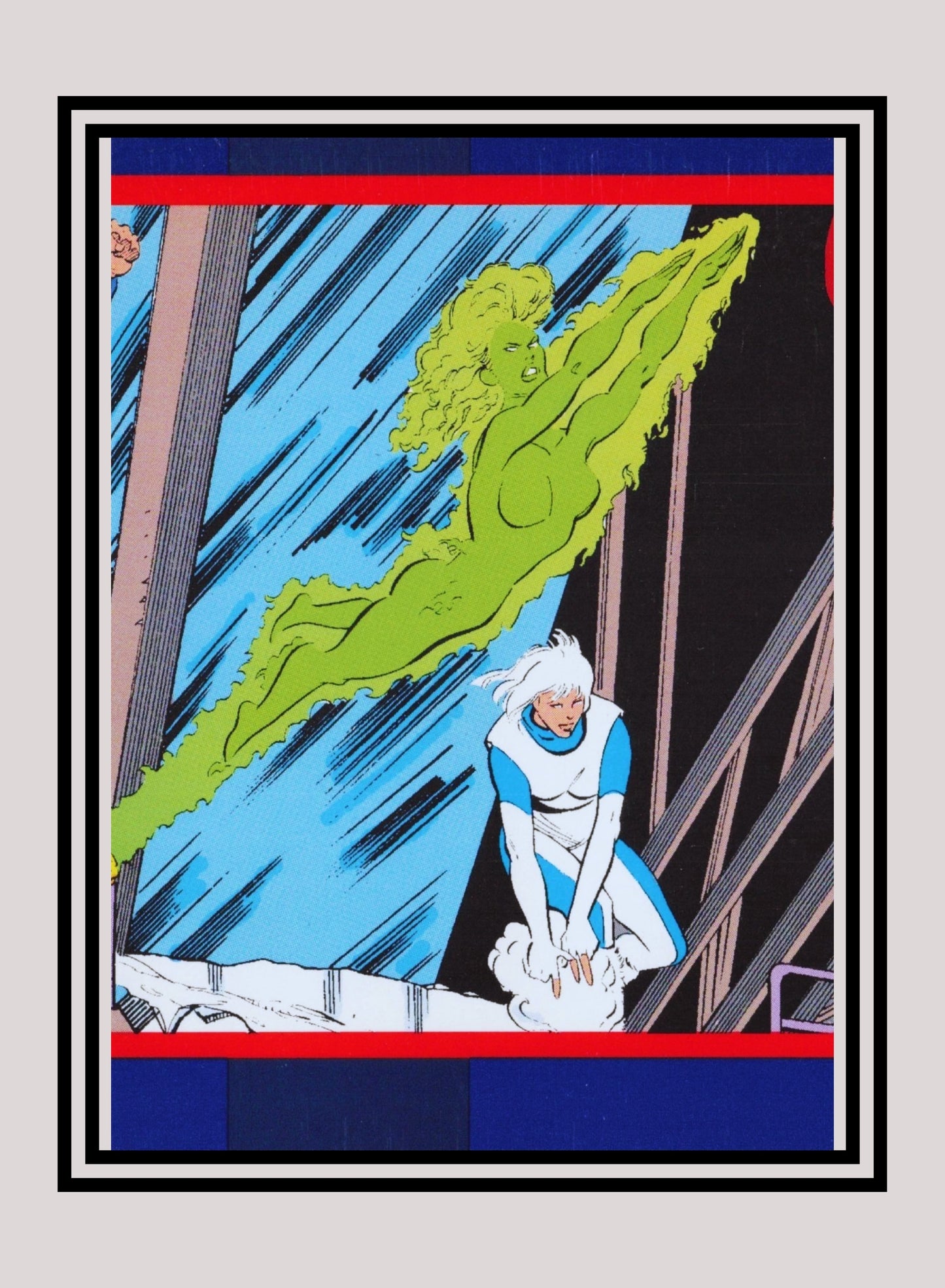 DC! 1x Justice League America - Base (#002 - 1993 Skybox DC Cosmic Teams)