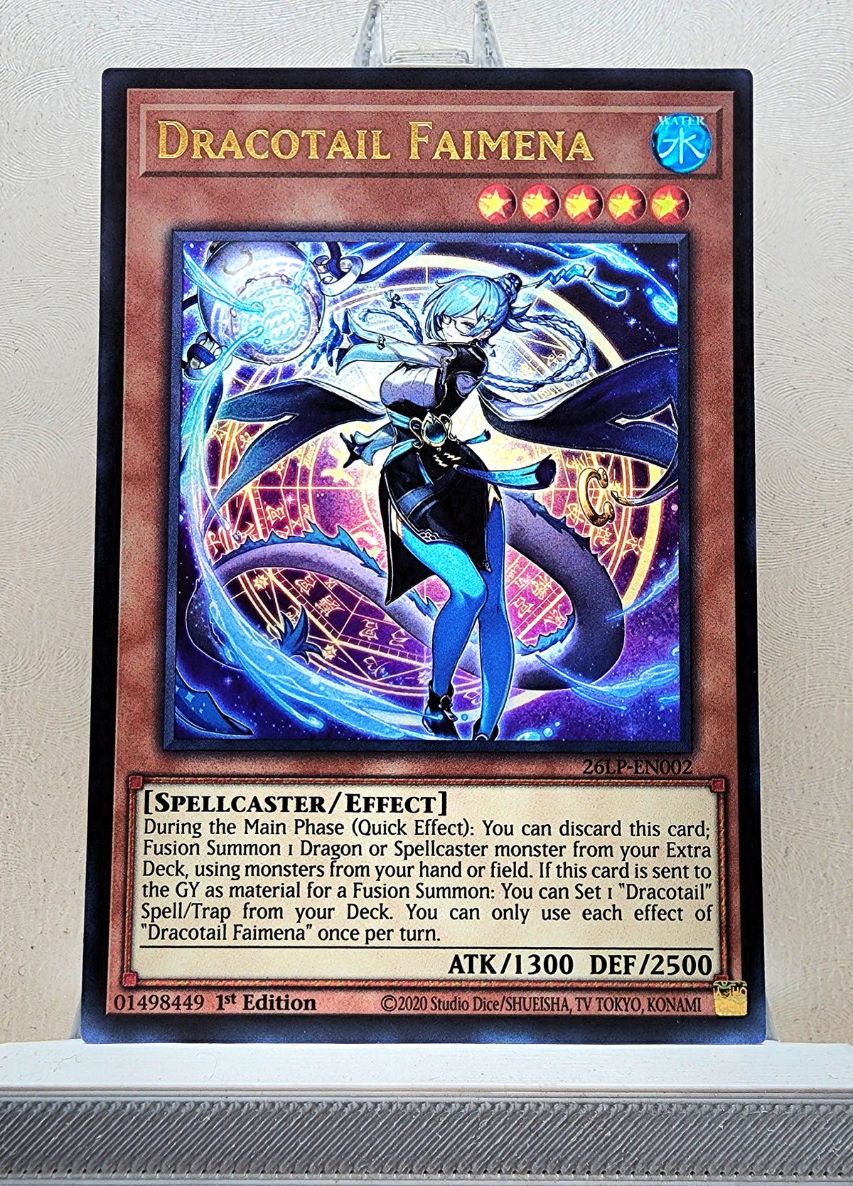 Yugioh! 1x Dracotail Faimena (26LP - Ultra Rare) Limited Edition