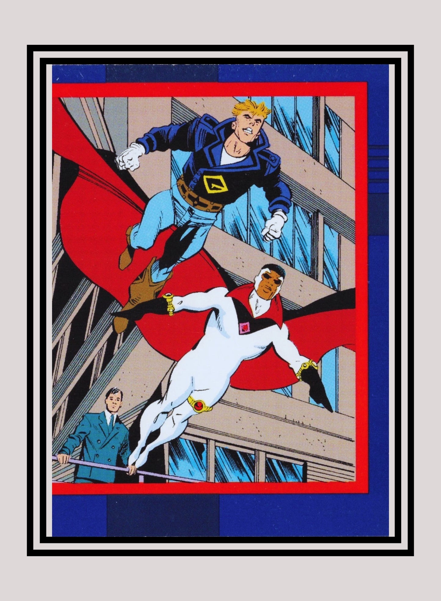 DC! 1x Justice League America - Base (#003 - 1993 Skybox DC Cosmic Teams)