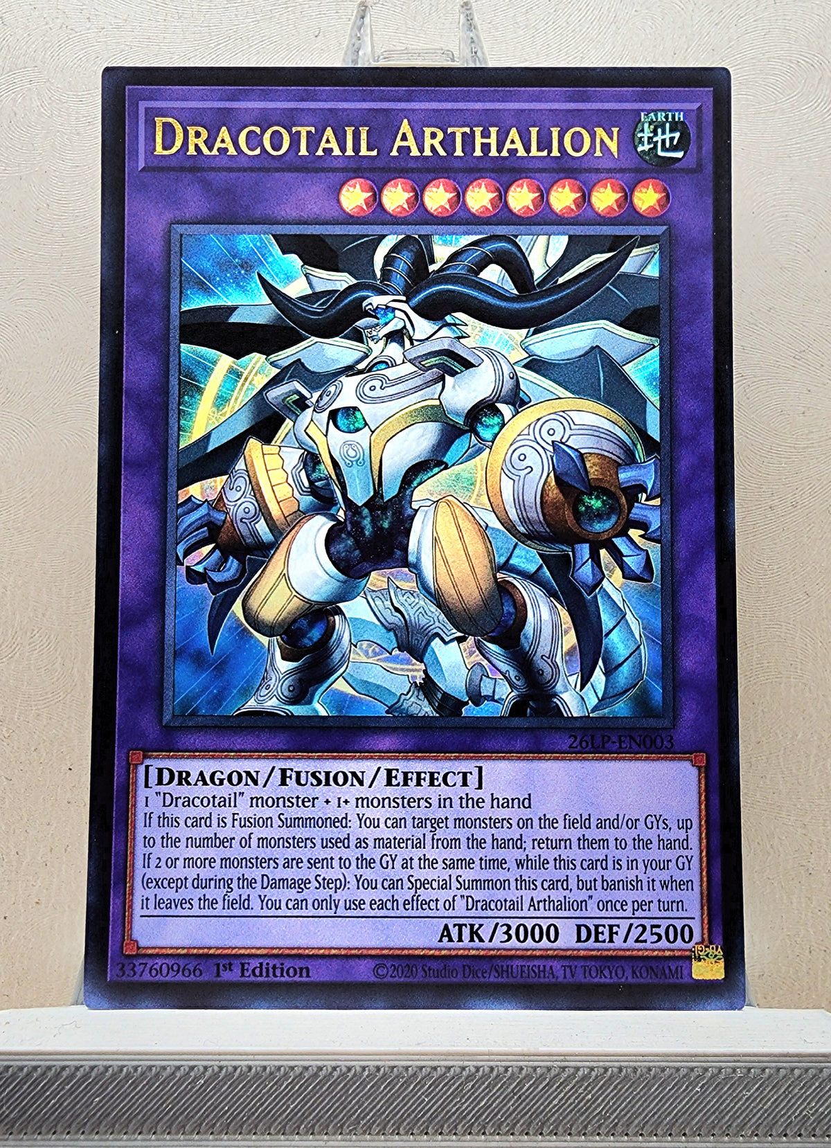 Yugioh! 1x Dracotail Arthalion (26LP - Ultra Rare) Limited Edition