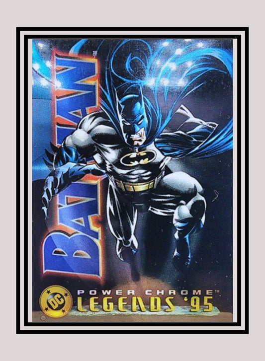 DC! 1x Batman - Power Chrome (#004 - 1995 SkyBox DC Power Chrome Legends)