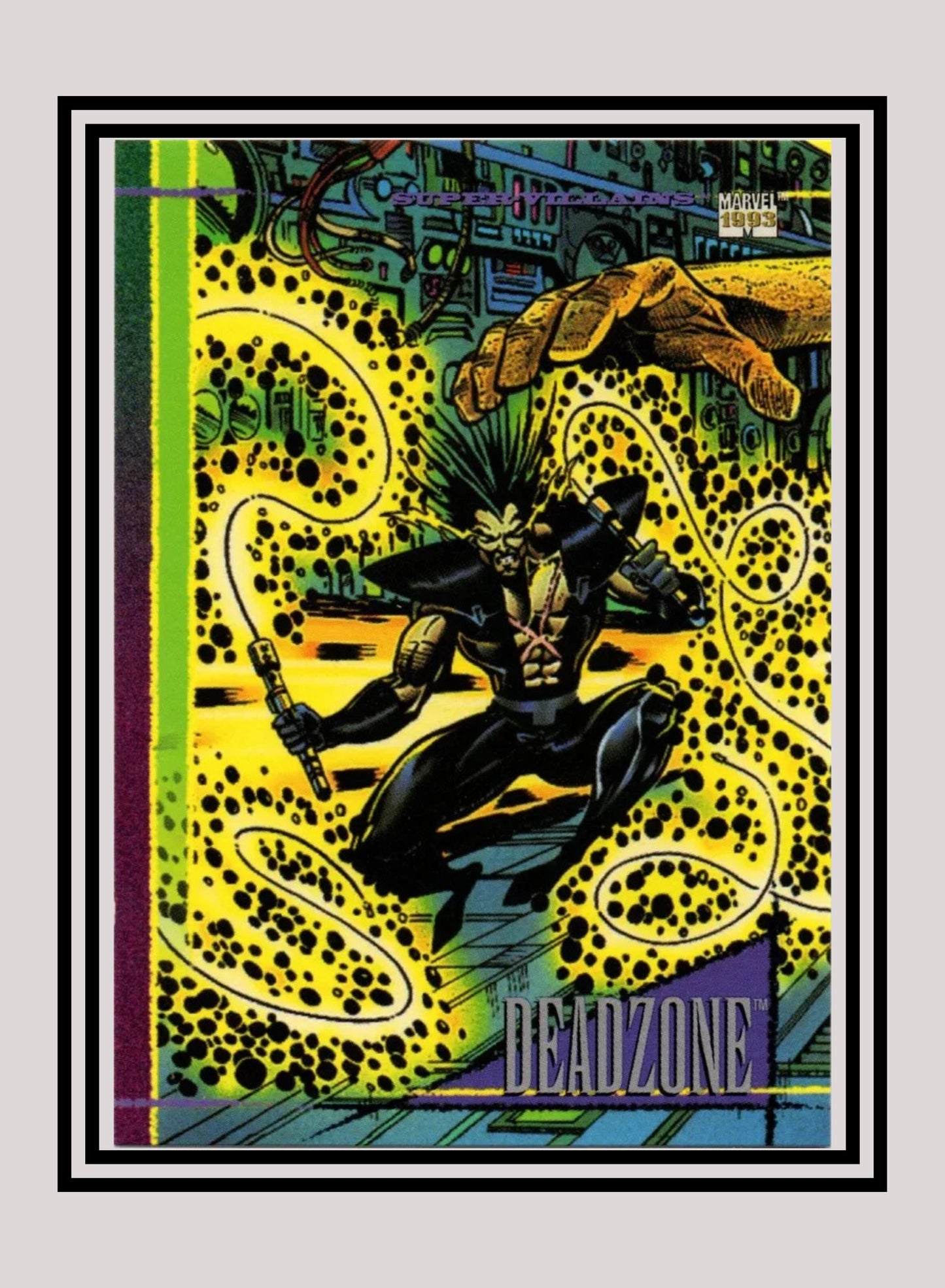 Marvel! 1x Deadzone - Base (#004 - 1993 Skybox Marvel Universe Series 4)