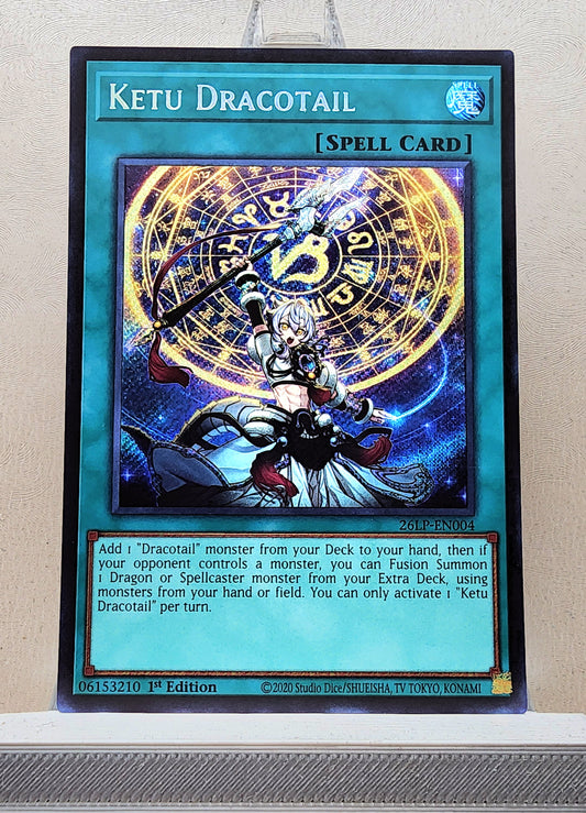 Yugioh! 1x Ketu Dracotail (26LP - Secret Rare) Limited Edition