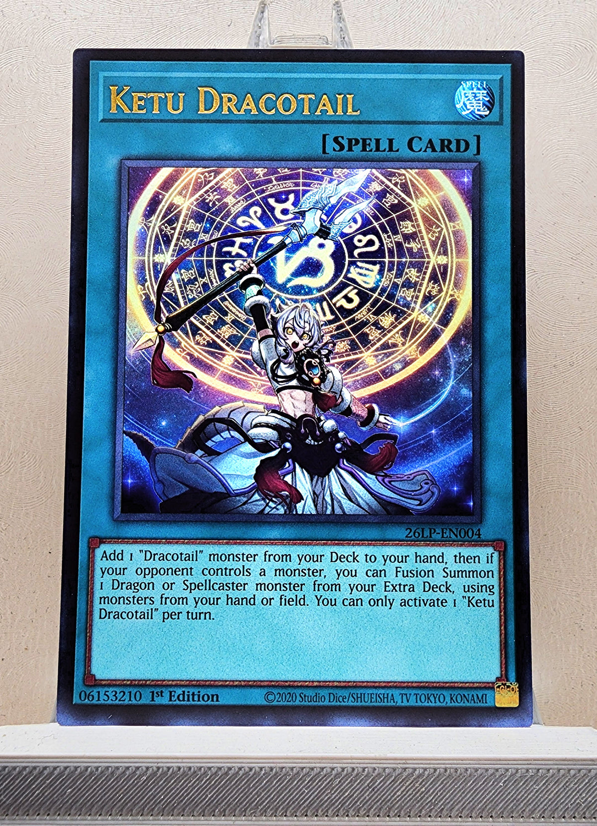 Yugioh! 1x Ketu Dracotail (26LP - Ultra Rare) Limited Edition
