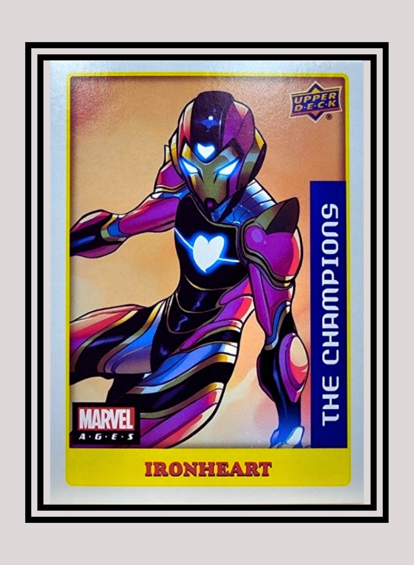 Marvel! 1x Ironheart - Sticker (#004 - 2020 Upper Deck Marvel Ages)