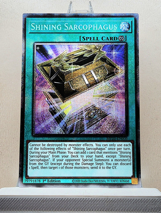 Yugioh! 1x Shining Sarcophagus (MP25 - Starlight Rare) 1st Edition