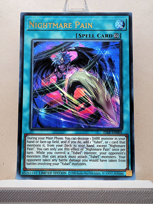 Yugioh! 1x Nightmare Pain (25LP - Emblazoned Ultra Rare) Limited Edition