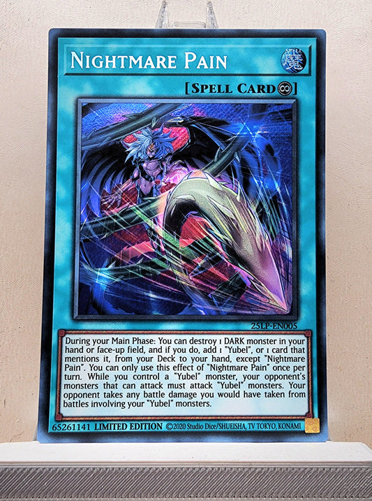 Yugioh! 1x Nightmare Pain (25LP - Secret Rare) Limited Edition