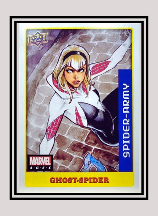 Marvel! 1x Spider-Gwen - Sticker (#005 - 2020 Upper Deck Marvel Ages)