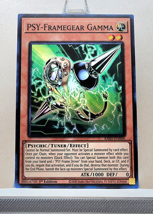 Yugioh! 1x PSY-Framegear Gamma (RA05 - Super Rare) 1st Edition
