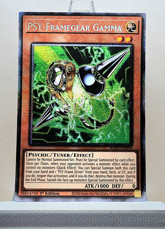 Yugioh! 1x PSY-Framegear Gamma (RA05 - Starlight Rare) 1st Edition