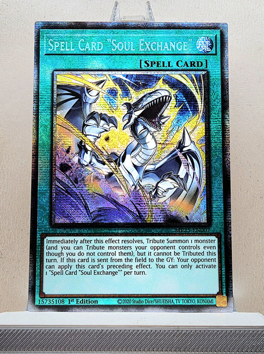 Yugioh! 1x Spell Card "Soul Exchange" (MP25 - Starlight Rare) 1st Edition