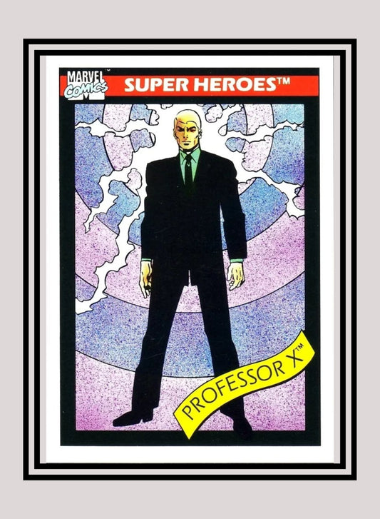 Marvel! 1x Professor X - Base (#007 - 1990 Impel Marvel Universe Series I)