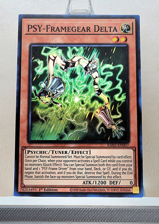 Yugioh! 1x PSY-Framegear Delta (RA05 - Super Rare) 1st Edition