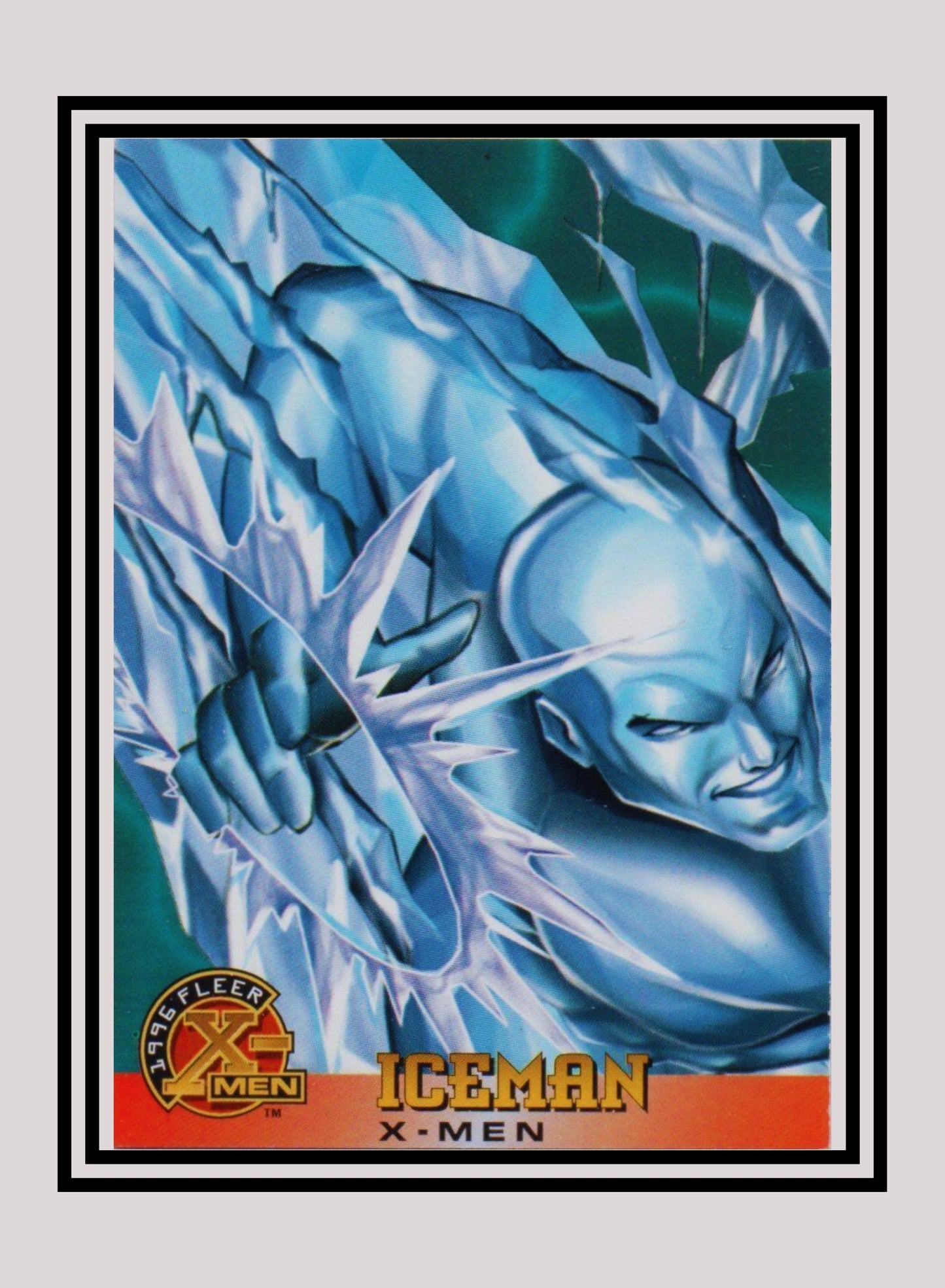 Marvel! 1x Iceman - Base (#007 - 1996 Fleer X Men)