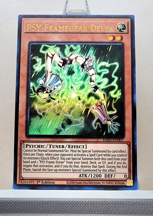 Yugioh! 1x PSY-Framegear Delta (RA05 - Ultra Rare) 1st Edition