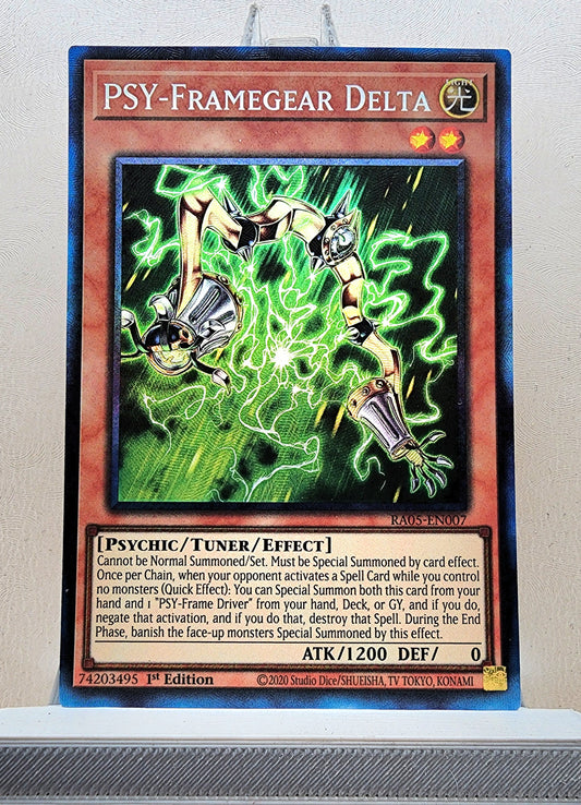 Yugioh! 1x PSY-Framegear Delta (RA05 - Prismatic Collectors Rare) 1st Edition