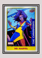 Marvel! 1x Ms. Marvel - Sticker (#007 - 2020 Upper Deck Marvel Ages)