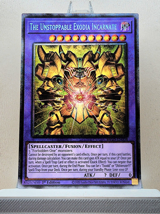 Yugioh! 1x The Unstoppable Exodia Incarnate (MP25 - Starlight Rare) 1st Edition