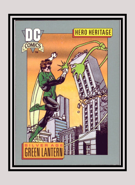 DC! 1x Silver Age Green Lantern - Base (#008 - 1991 Impel DC Cosmic Cards)